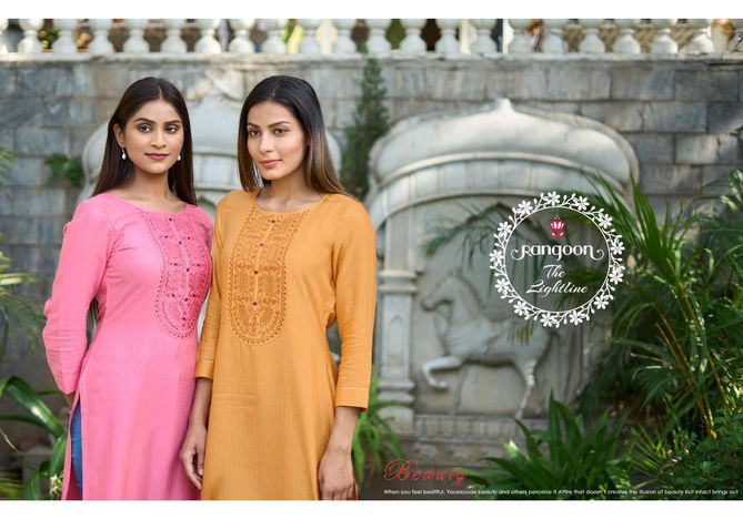 Light Line 12 By Rangoon Designer Kurtis Catalog